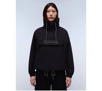 Napapijri Rainforest Dune Hooded Jacket Pure Black Women - M