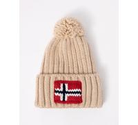 Napapijri Womens Semiury 5 Bobble Hat - Beige - One Size