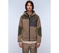 Napapijri Yupik Full Zip fleece raccoon brown - S