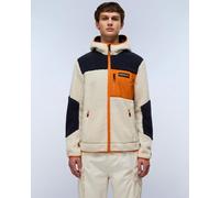 Napapijri Yupik Full Zip fleece white beige navy blue orange - M