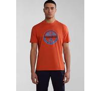 Napapjiri Men's Short-Sleeved T-Shirt S-Bollo SS 1 Orange