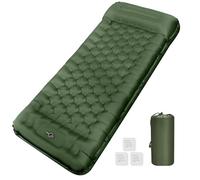 NAPASA Camping Mat, 14CM Ultralight Inflatable Sleeping Pad with Built-in Foot Pump, Double Joinable, Compact, Waterproof for Backpacking, Hiking, Tent Trap Traveling