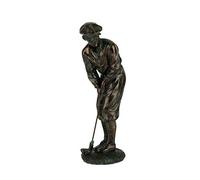 Napco Imports Antique Bronze Finish Classic Golfer Statue