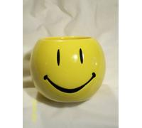 Napco Imports Smiley Face' Vase/Small Potted Plant Holder