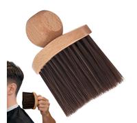 Nape Brush, Cleaning Accessory for Haircuts with Bristles | Hair Remover Brush with Wooden Handle, for Beauty Salon, Home, Hairdressers, Man, Husband, Dad, Grandpa