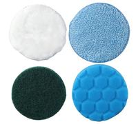 napkery 4 PCS Replacement Brush Head for Electric Spin Scrubber Cordless Cleaning Brush, Washable and Reusable Scrub Pads