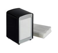 Relaxdays Set of 10 Napkin Dispensers Retro Black