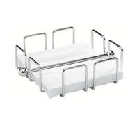 Napkin Holder Chrome Wire Low H. 6.5 cm for Napkins 33x33 Paderno