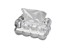 Napkin Holder Elegant Transparency Tissue Paper Dispenser with Nonslip Bottom Perfect for Living Room and Workspaces Bathroom Tissue Planner