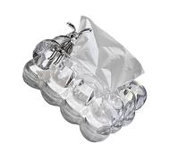 Napkin Holder Elegant Transparency Tissue Paper Dispenser with Nonslip Bottom Perfect for Living Room and Workspaces Bathroom Tissue Planner