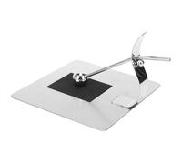 Napkin Holder, Flat Napkin Holder for Table Napkin Dispenser with Weighted Arm Kitchen Napkin Storage for Countertop, Table Kitchen, Dining Room