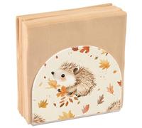 Napkin Holder for Table, Cute Hedgehog Acrylic Paper Napkin Holder, Kitchen Tissue Paper Dispenser Cocktail Napkin Holder for Dining Table, Party Guest, Bathroom