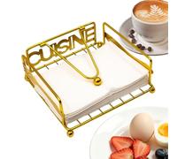 Napkin Holder for Table | Metal Weighted Arm Table Decor | Paper Holder Napkin Dispenser | for Kitchen Counter Bedroom Living Room Office Farmhouse Restaurant Outdoor Party