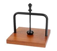 Napkin Holder for Table - Napkin Holder | Dispenser with Metal Arm and Wooden Base | Sturdy Desktop Paper | Multifunctional Vintage Home Accessory for Use at the Dining Table in