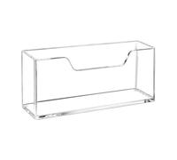 Napkin Holder for Table, Rustic Acrylic Napkin Holder - Transparent Paper Roll Holder Decoration for Dining Table for Kitchen, Bathroom, Restaurant Cafe