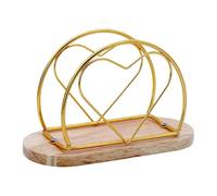 Napkin Holder for the Table, Ironwood Base Bar Decoration, Table Decoration for Dinner, for Home, Living Room, Bedroom, Bathroom, Apartment, Student Dorm, Hotel, Restaurant
