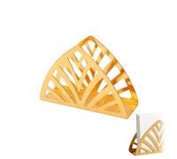 Napkin Holder Leaf Decorative Metal Napkin Holder Stand 3.5x5.1x1.6in for Table Stainless Steel Serviette Tissue Dispenser Freestanding for Kitchen Countertop Home Picnic Party