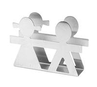 Napkin Holder Napkin Dispenser Serviette Holder Silver Metal for Cocktail Stainless Steel Modern Serviette Holder Rack Table Decor Lover for IC Card Straw Holder kitchen Home Appliances