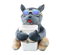 Napkin Holder - PP Cotton, 33 x 27 cm, Cute Motif Design | with Dual Function Organiser, Car Interior Storage Home Office Decoration, Plush Dispenser | Vehicle Gift, Daily G