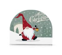 Napkin Holder Retro Christmas Gnome Crystal Clear Acrylic Napkin Holders, Paper Napkin Holder Dining Table Dispenser for Kitchen Restaurant Home Decor Bar Accessories