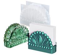 Napkin Holder Silicone Resin Mold Vintage Jewelry Organizer Mold Epoxy Resin Casting Mold DIY Concrete Clay Crafts Making for Kitchen Table Party Wedding Home Decor Gift