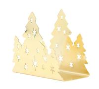Napkin Holder Table - Christmas Tree Napkin Holder Stainless Steel Kitchen Dining Farmhouse Cocktail Picnic Bar Rustic Napkin Dispenser (Gold)