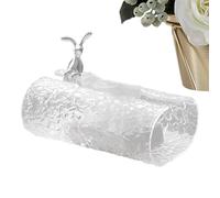 Napkin Holder, Tissue Holder, Napkin Dispenser - with Water Wave Pattern, Simple and Modern Tissue Box Cover, Lightweight, Acrylic for the Bathroom, Multipurpose Outdoor Indoor Util