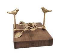 Napkin Holders Creative Wooden Square Retro Tissue Holder for Kitchen, Parties, Cafes