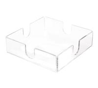 Napkin Holders for Paper Napkins,Square Clear Dinner Napkin Holder - Acrylic Paper Towel Storage, Bathroom Ñapkin Tray Dining Table, Kitchen, Restaurant, Bathroom, Hotel