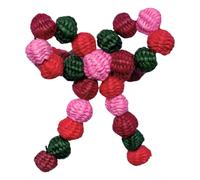 Napkin ring Braided ribbon Multicoloured one size
