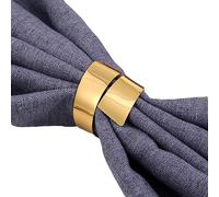 Napkin Rings 12PCS Gold Napkin Rings Buckles Table Decorations Serviette Buckles for Christmas Wedding Dinner Party-18