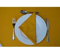 NAPKINS, 100% Cotton Yellow Gold Pack of 4