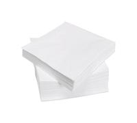 Napkins 3ply 40cm White Paper Serviettes - Pack of 100