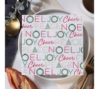 Napkins Christmas Tree Paper Napkins, Super Soft, Cocktail Disposable Paper Tissues - Best for Christmas, Parties, Halloween, Thanksgiving 30 Packs(33x33cm)