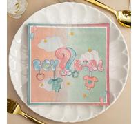 Napkins Colorful Sky Paper Napkins, Super Soft, Cocktail Disposable Paper Tissues - Best for Christmas, Parties, Halloween, Thanksgiving30 Packs(33x33cm)