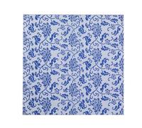 Napkins Elegant Blue Tissue Paper Napkins Disposable Soft Serviettes Party Happy Birthday Wedding Wrapping Paper for Crafts Everyday Tableware,Christmas,Toilet 15 Packs(33x33cm)