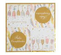 Napkins Golden Pink Graffiti Tissue Paper Napkins Disposable Soft Serviettes Party Happy Birthday Wedding Wrapping Paper for Crafts Everyday Tableware,Christmas,Toilet 20 Packs(33x33cm)