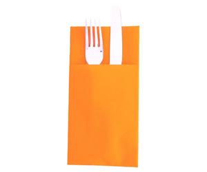 Napkins "Kangaroo" 55 Gsm 40X40 Cm Tangerine Airlaid - 720 Units