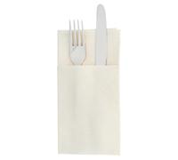 Garcia de Pou Kangaroo Like Linen Napkins 70 Gsm in Box, 40 x 40 cm, Paper, Cream, 30 x 30 x 30 cm