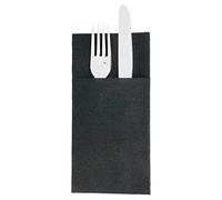 Napkins "Kangaroo Plus" 55 Gsm 40X45 Cm Black Airlaid - 720 Units