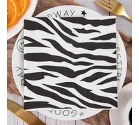 Napkins Leopard Print Table Decoration, Anniversary Decoration, Disposable Party Serviettes Napkins, Perfect for Birthdays, Weddings, Communion and Celebrations10 Packs(33x33cm)