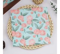 Napkins Light Blue Pink Tissue Paper Napkins Disposable Soft Serviettes Party Happy Birthday Wedding Wrapping Paper for Crafts Everyday Tableware,Christmas,Toilet 20 Packs(33x33cm)