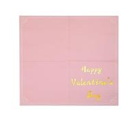 Napkins Pink Gold Heart Tissue Paper Napkins Disposable Soft Serviettes Party Happy Birthday Wedding Wrapping Paper for Crafts Everyday Tableware,Christmas,Toilet 20 Packs(33x33cm)