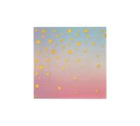 Napkins Purple Blue Golden Tissue Paper Napkins Disposable Soft Serviettes Party Happy Birthday Wedding Wrapping Paper for Crafts Everyday Tableware,Christmas,Toilet 15 Packs(33x33cm)