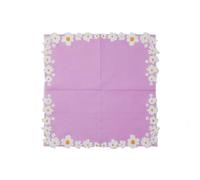 Napkins Purple Flowers White Tissue Paper Napkins Disposable Soft Serviettes Party Happy Birthday Wedding Wrapping Paper for Crafts Everyday Tableware,Christmas,Toilet 20 Packs(33x33cm)