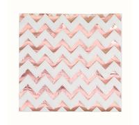 Napkins Rose Gold White Tissue Paper Napkins Disposable Soft Serviettes Party Happy Birthday Wedding Wrapping Paper for Crafts Everyday Tableware,Christmas,Toilet 5 Packs(33x33cm)