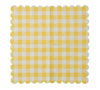 Napkins White Lemon Yellow Tissue Paper Napkins Disposable Soft Serviettes Party Happy Birthday Wedding Wrapping Paper for Crafts Everyday Tableware,Christmas,Toilet 20 Packs(33x33cm)