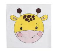 Napkins Yellow Giraffe Tissue Paper Napkins Disposable Soft Serviettes Party Happy Birthday Wedding Wrapping Paper for Crafts Everyday Tableware,Christmas,Toilet 20 Packs(33x33cm)