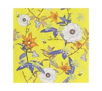 Napkins Yellow Orange White Tissue Paper Napkins Disposable Soft Serviettes Party Happy Birthday Wedding Wrapping Paper for Crafts Everyday Tableware,Christmas,Toilet 10 Packs(33x33cm)