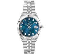 Naples 12409 Two Tone Swiss Quartz Watch GV2 Silver One Size